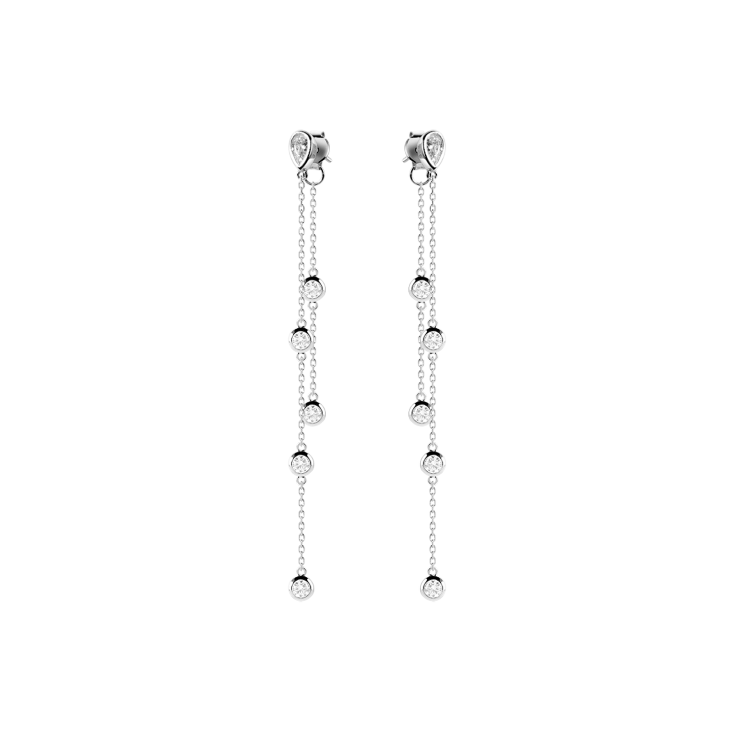 Boucles d'oreilles Terre d'Argent