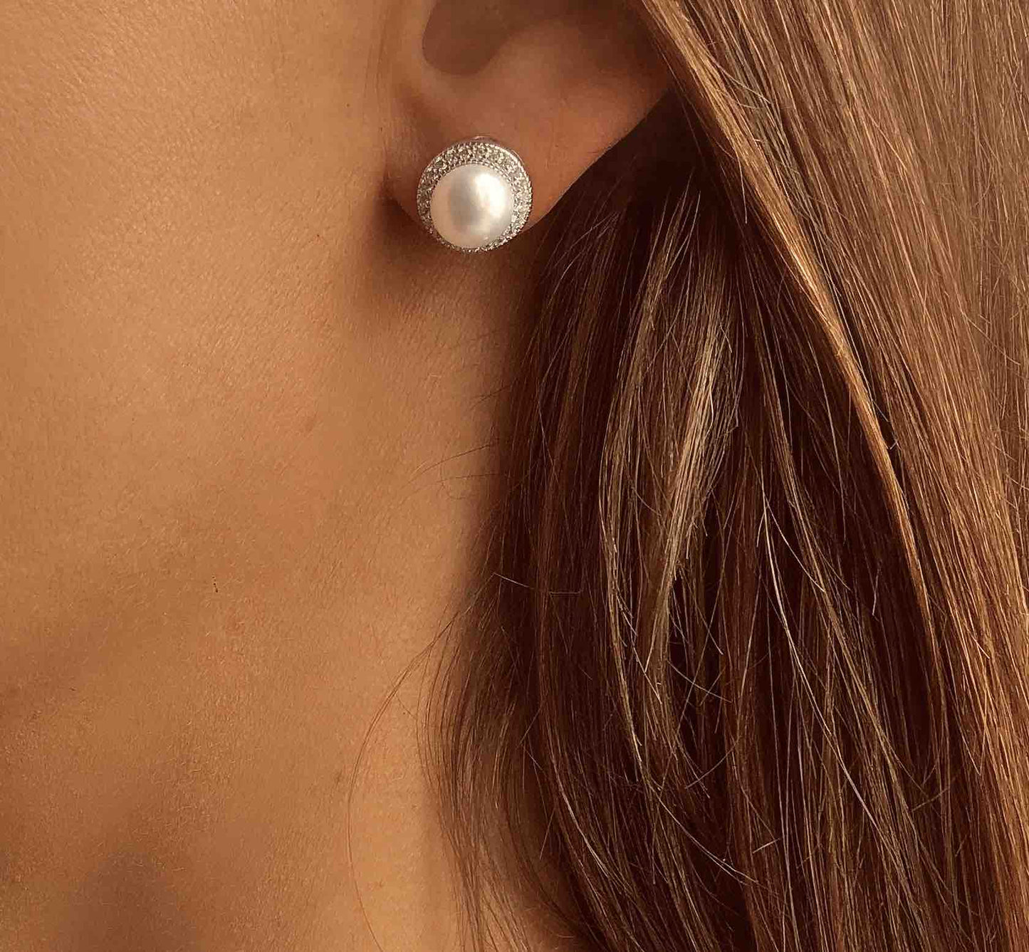 Boucles d'oreilles Terre d'Argent