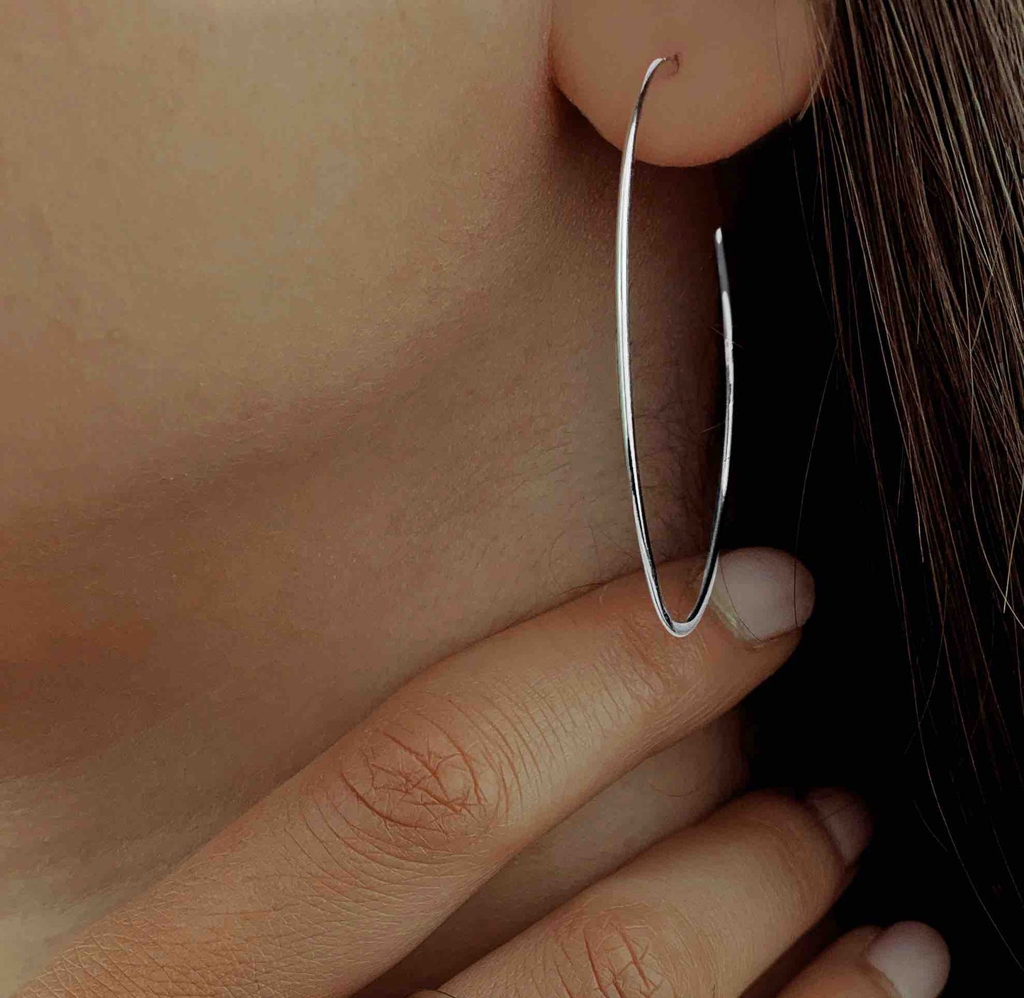 Boucles d'oreilles Terre d'Argent