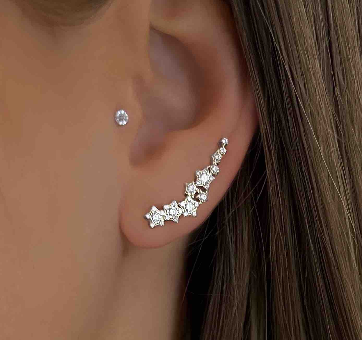 Boucles d'oreilles Terre d'Argent