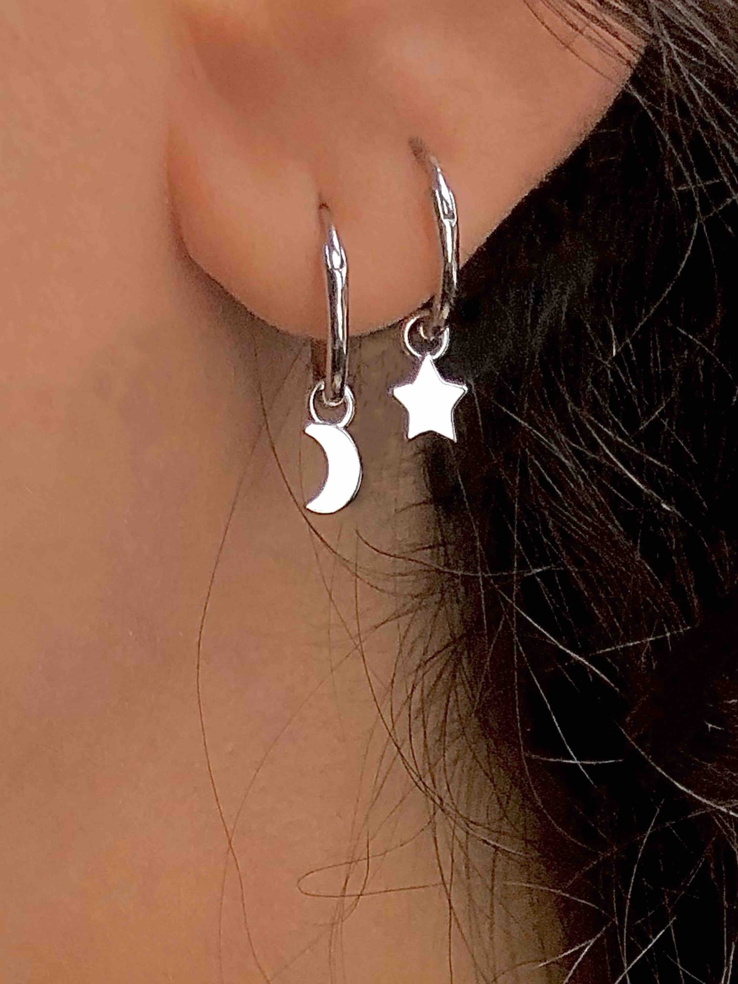 Boucles d'oreilles Terre d'Argent
