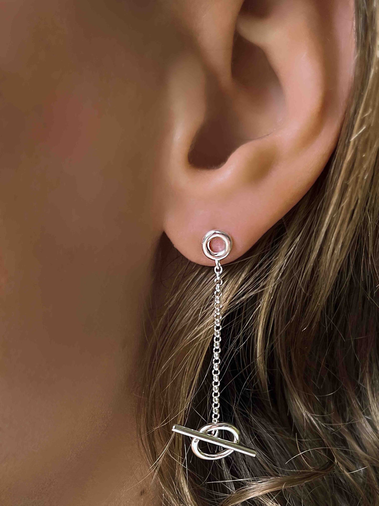 Boucles d'oreilles Terre d'Argent