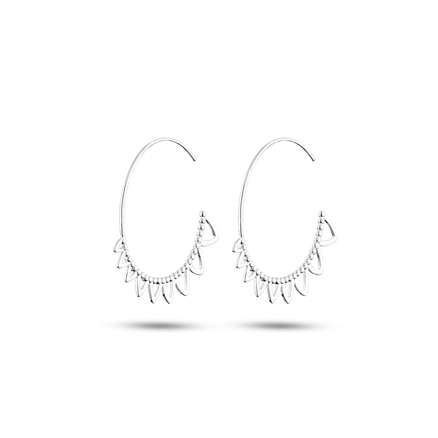 Boucles d'oreilles Terre d'Argent