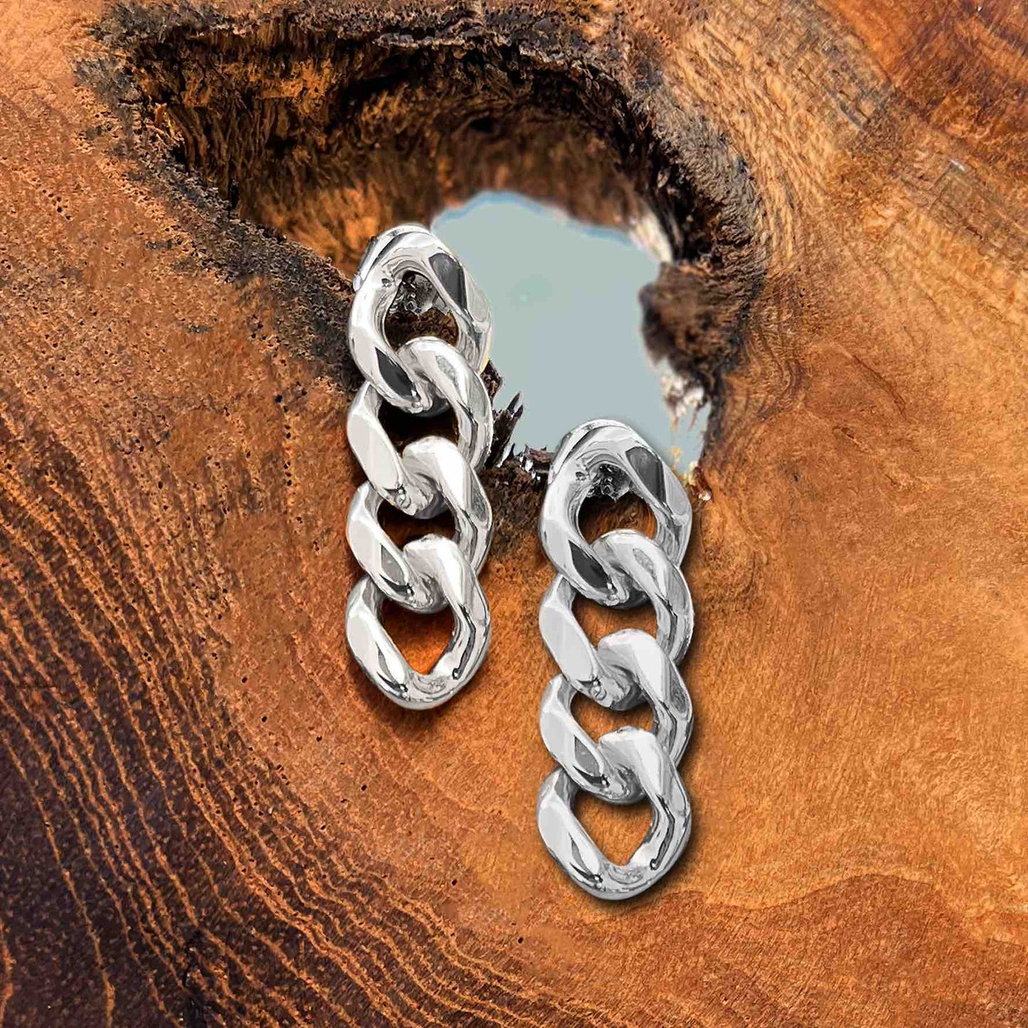 Boucles d'oreilles Terre d'Argent