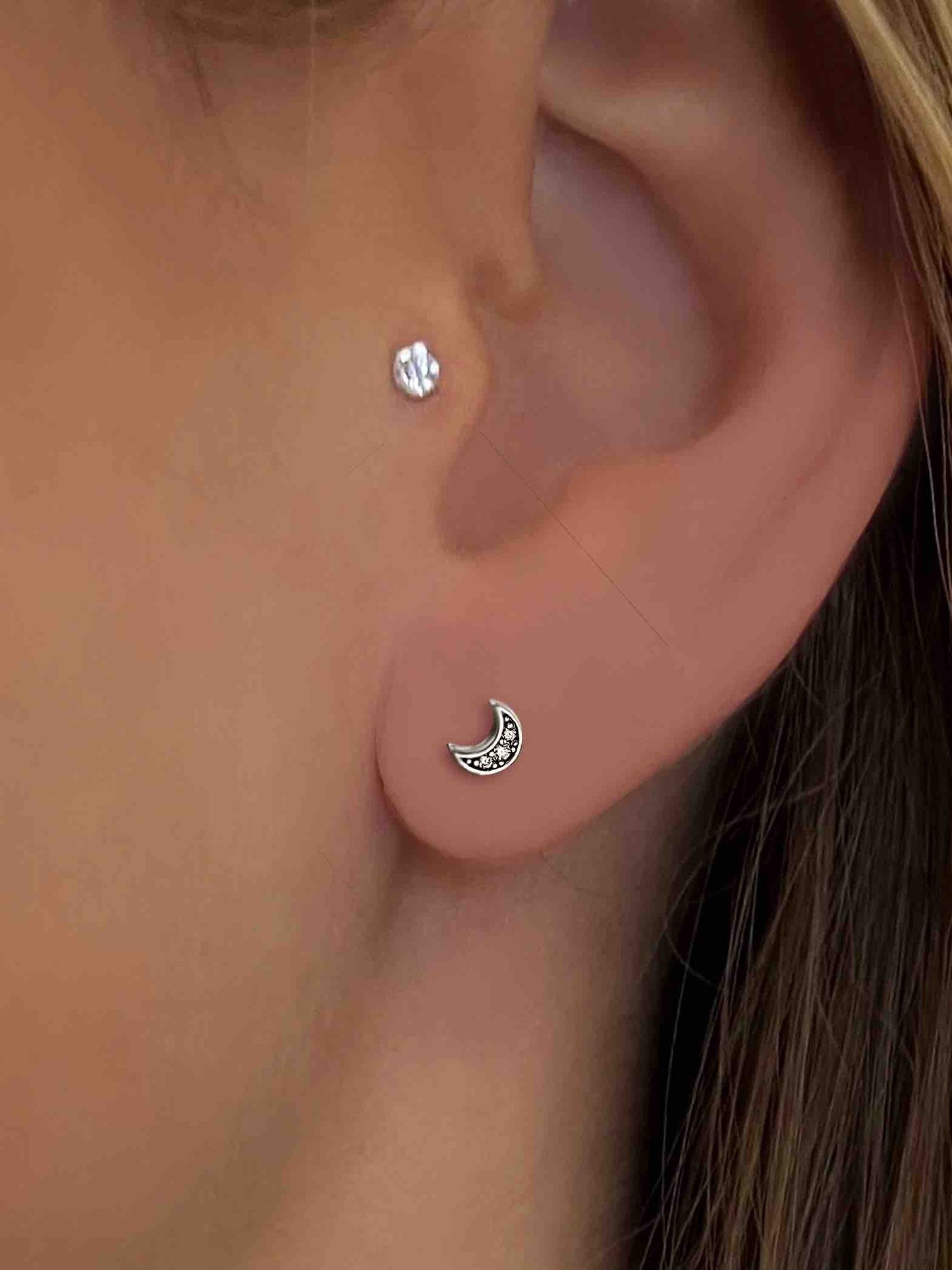 Boucles d'oreilles Terre d'Argent