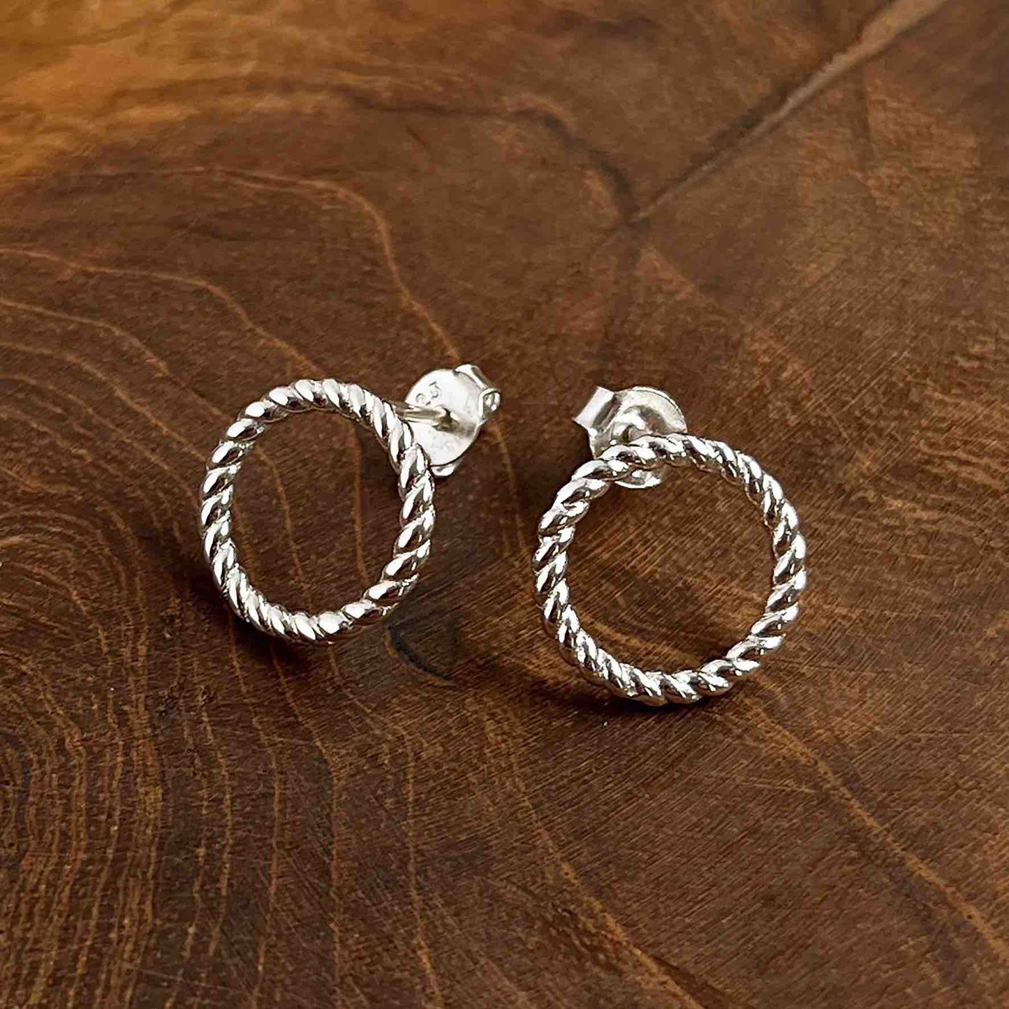 Boucles d'oreilles Terre d'Argent