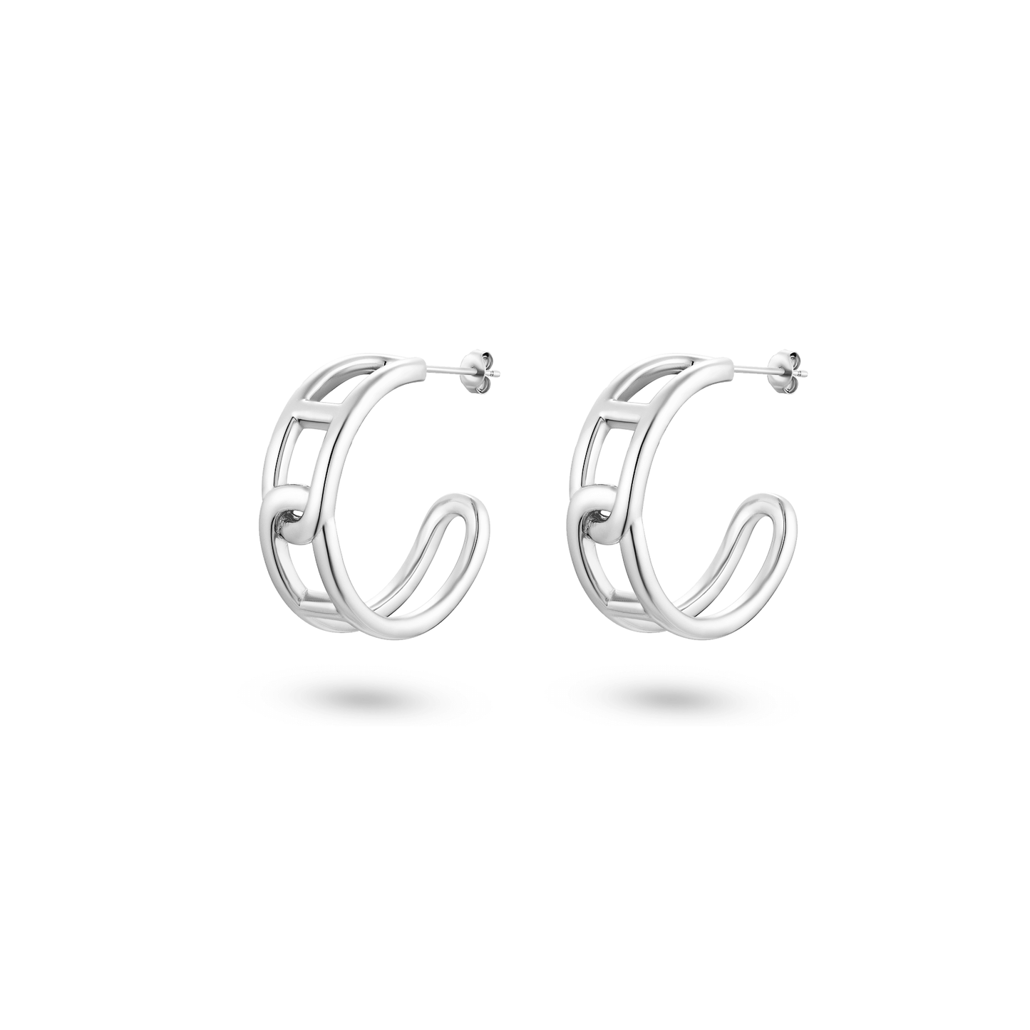 Boucles d'oreilles Terre d'Argent