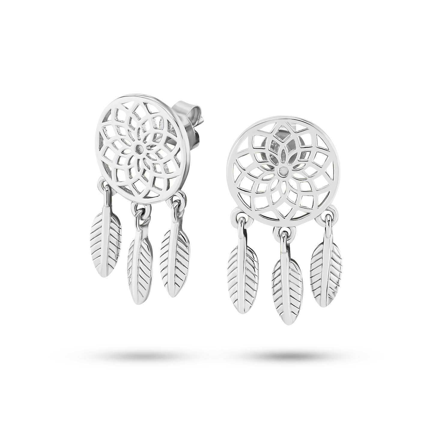 Boucles d'oreilles Terre d'Argent