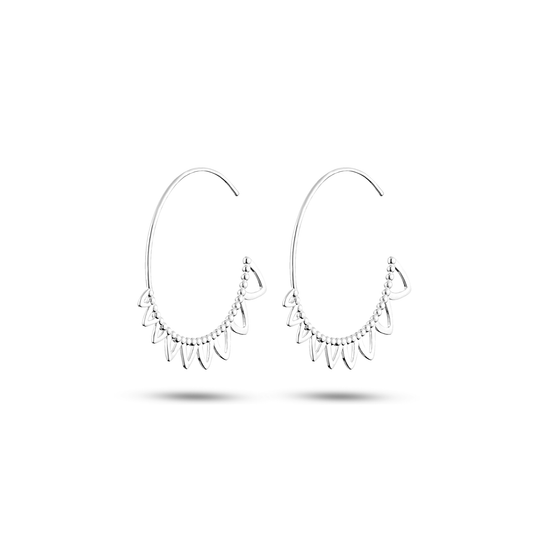 Boucles d'oreilles Terre d'Argent