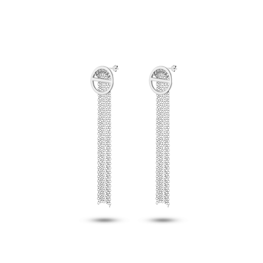 Boucles d'oreilles Terre d'Argent