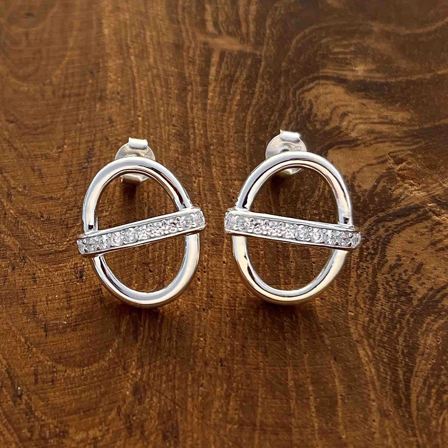 Boucles d'oreilles Terre d'Argent