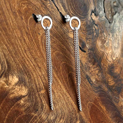 Boucles d'oreilles Terre d'Argent