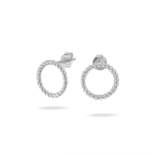 Boucles d'oreilles Terre d'Argent