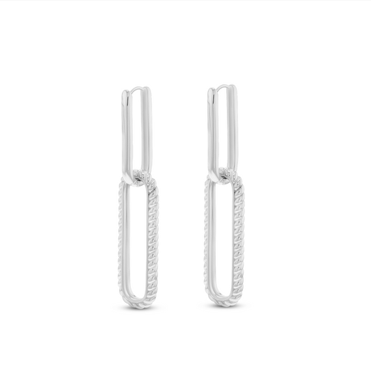 Boucles d'oreilles Terre d'Argent