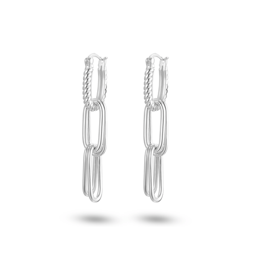 Boucles d'oreilles Terre d'Argent