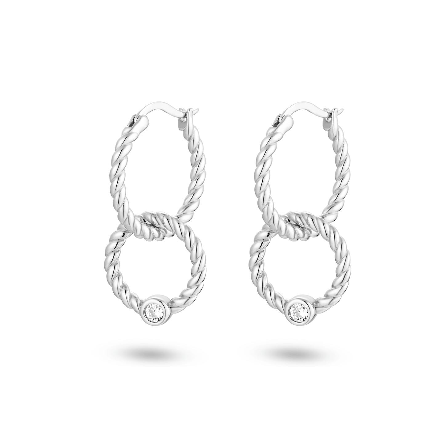 Boucles d'oreilles Terre d'Argent