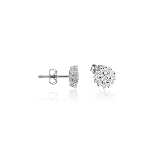 Boucles d'oreilles Terre d'Argent